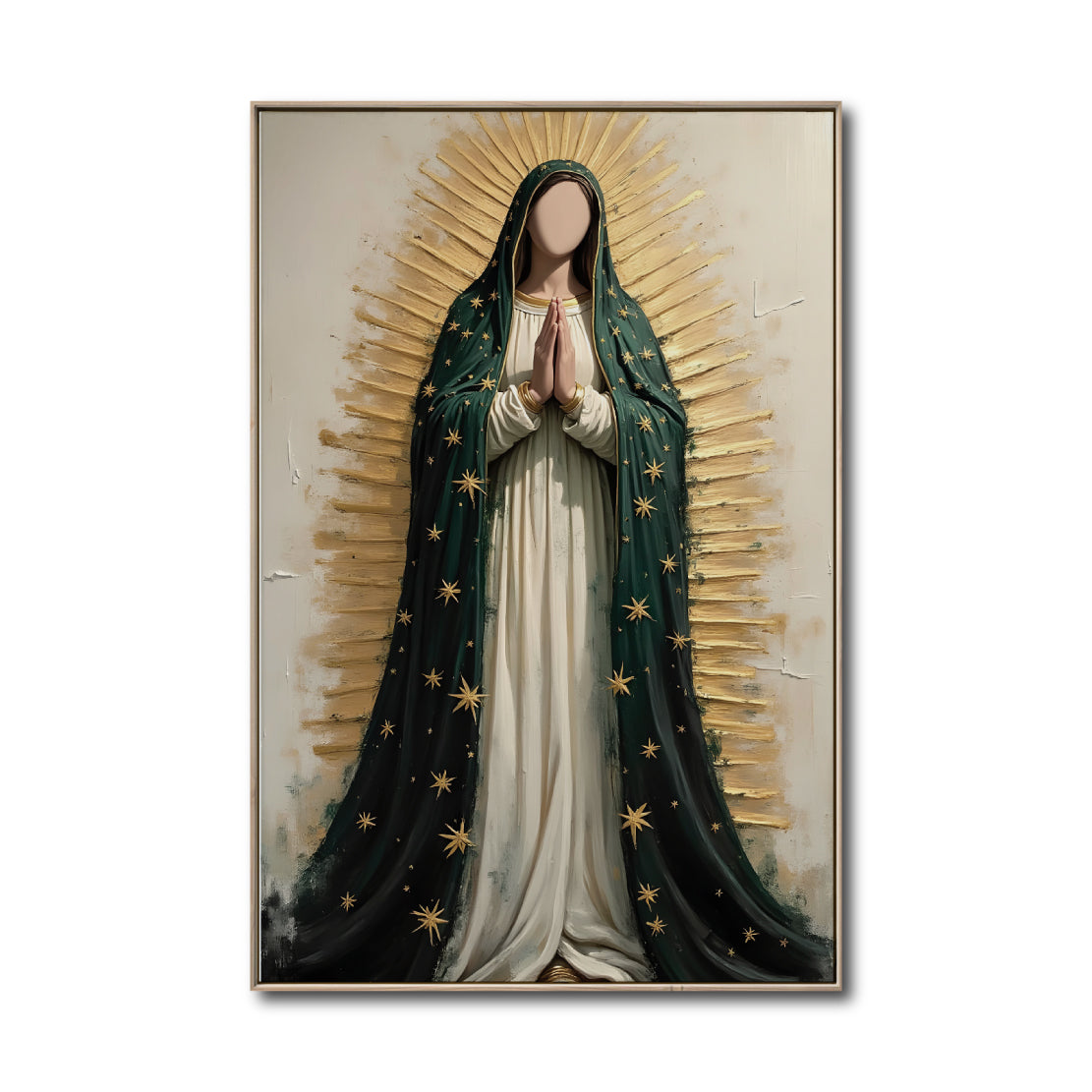Cuadro Decorativo - Religion 023 - Virgen de Guadalupe, Arte Bíblico Abstracto