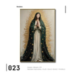 Cargar imagen en el visor de la galería, Cuadro Decorativo - Religion 023 - Virgen de Guadalupe, Arte Bíblico Abstracto
