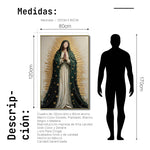 Cargar imagen en el visor de la galería, Cuadro Decorativo - Religion 023 - Virgen de Guadalupe, Arte Bíblico Abstracto
