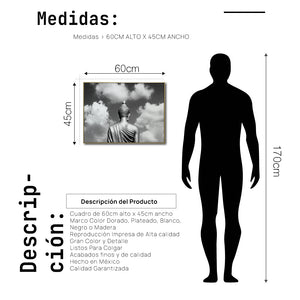 Cuadro Decorativo - Zen 023 - Escultura de Buda - Meditación