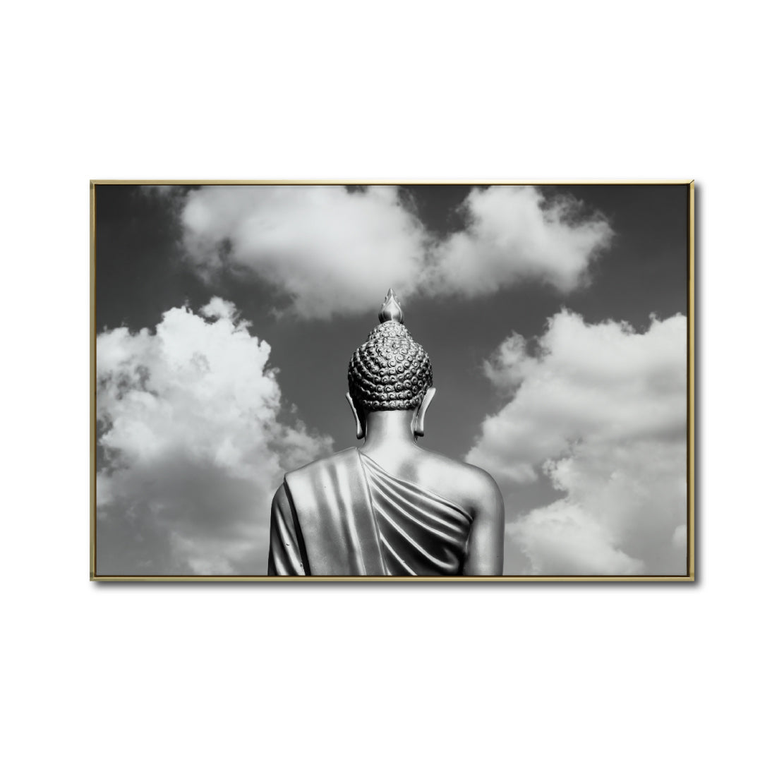 Cuadro Decorativo - Zen 023 - Escultura de Buda - Meditación