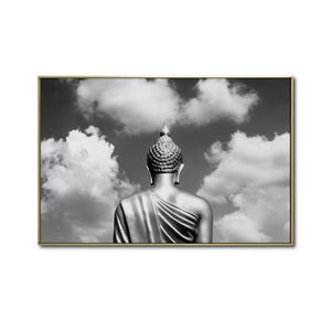 Cuadro Decorativo - Zen 023 - Escultura de Buda - Meditación