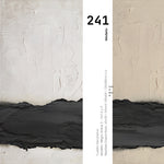 Cargar imagen en el visor de la galería, Set Cuadros Decorativos Abstracto Negro Arena 2-241 - Diptico Moderno y Minimalista Arte Estilo Nordico Tonos Neutros

