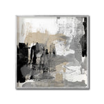 Cargar imagen en el visor de la galería, Cuadro Decorativo Abstracto Negro Arena 024 - Para Credenza
