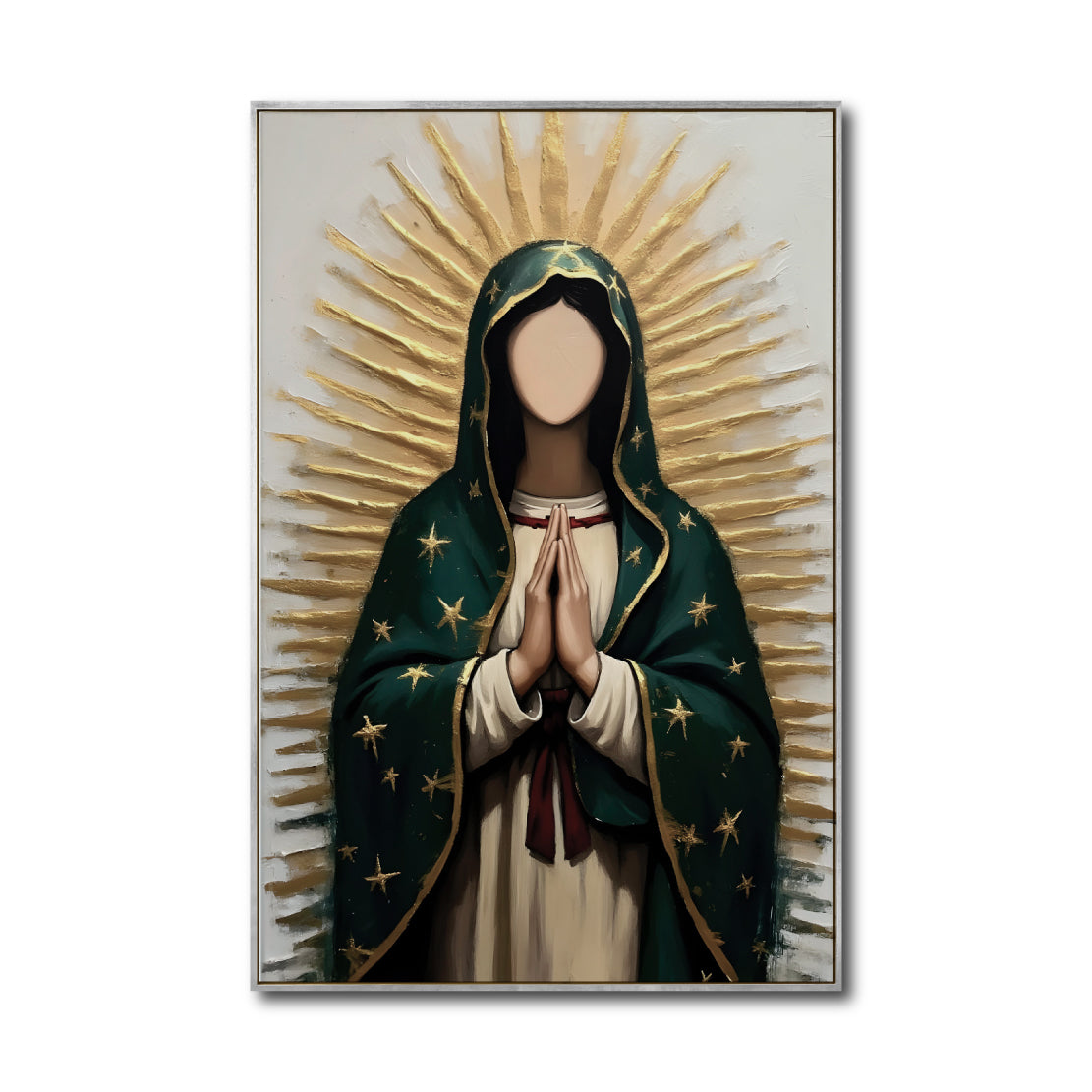 Cuadro Decorativo - Religion 024 - Virgen de Guadalupe, Arte Bíblico Abstracto