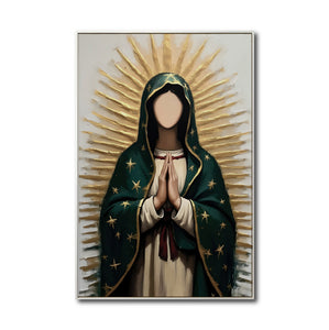 Cuadro Decorativo - Religion 024 - Virgen de Guadalupe, Arte Bíblico Abstracto