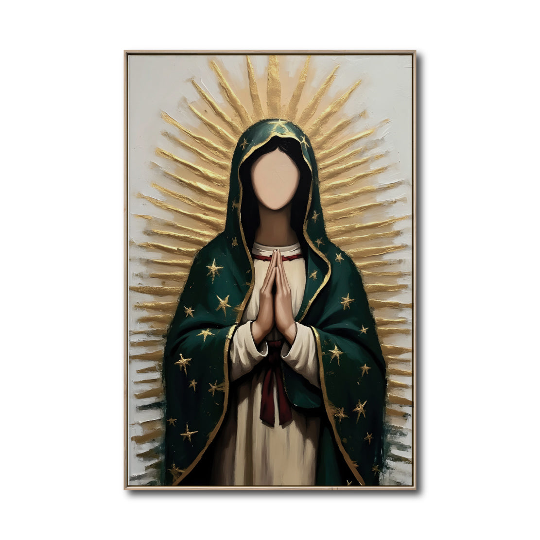 Cuadro Decorativo - Religion 024 - Virgen de Guadalupe, Arte Bíblico Abstracto
