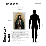 Cargar imagen en el visor de la galería, Cuadro Decorativo - Religion 024 - Virgen de Guadalupe, Arte Bíblico Abstracto

