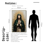 Cargar imagen en el visor de la galería, Cuadro Decorativo - Religion 024 - Virgen de Guadalupe, Arte Bíblico Abstracto
