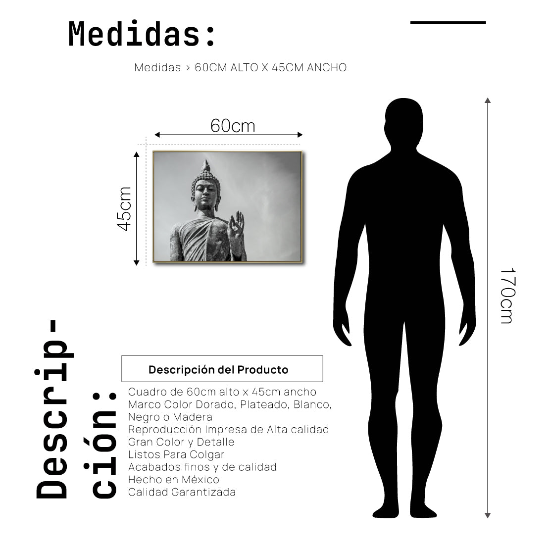 Cuadro Decorativo - Zen 024 - Buda en Meditación