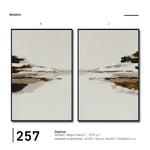 Cargar imagen en el visor de la galería, Set Cuadros Decorativos Abstracto Negro Arena 2 -257 -Diptico Minimalista Arte Moderno Estilo Nordico en Tonos Neutros
