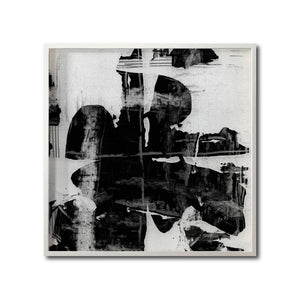 Cuadro Decorativo Abstracto Negro Arena 025 - Para Credenza