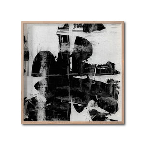 Cuadro Decorativo Abstracto Negro Arena 025 - Para Credenza