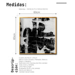 Cargar imagen en el visor de la galería, Cuadro Decorativo Abstracto Negro Arena 025 - Para Credenza
