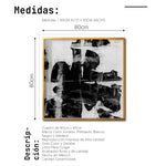 Cargar imagen en el visor de la galería, Cuadro Decorativo Abstracto Negro Arena 025 - Para Credenza
