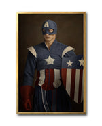 Cargar imagen en el visor de la galería, Cuadro Decorativo Personajes Época 025 Superhéroes Avengers Capitan America
