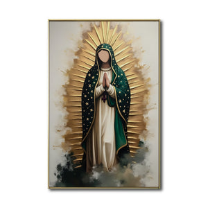 Cuadro Decorativo - Religion 025 - Virgen de Guadalupe, La Guadalupana, Arte Bíblico Abstracto