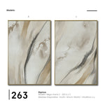 Cargar imagen en el visor de la galería, Set Cuadros Decorativos Abstracto Negro Arena 2 - 263- Diptico Moderno y Elegante Arte Minimalista Estilo Nordico en Tonos Neutros
