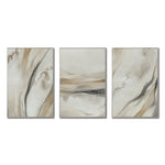 Cargar imagen en el visor de la galería, Set Cuadros Decorativos Abstracto Negro Arena 2 - 263 - Triptico Moderno y Elegante Arte Minimalista Estilo Nordico en Tonos Neutros
