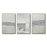 Cargar imagen en el visor de la galería, Set Cuadros Decorativos Abstract Colors 2 - 265 - Triptico Moderno y Elegante Arte Estilo Boho con Textura en Tonos Neutros
