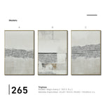 Cargar imagen en el visor de la galería, Set Cuadros Decorativos Abstract Colors 2 - 265 - Triptico Moderno y Elegante Arte Estilo Boho con Textura en Tonos Neutros
