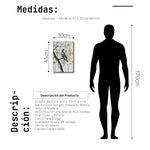 Cargar imagen en el visor de la galería, Cuadro Decorativo Abstracto Negro Arena 2-266 - Perico, Loro, Aves En Blanco y Negro Arte Elegante con Dorado Oro
