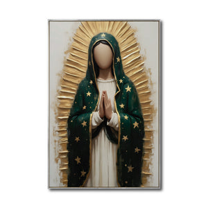 Cuadro Decorativo - Religion 026 - Virgen de Guadalupe, Arte Bíblico Abstracto