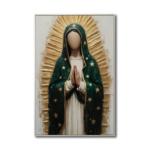 Cuadro Decorativo - Religion 026 - Virgen de Guadalupe, Arte Bíblico Abstracto