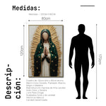 Cargar imagen en el visor de la galería, Cuadro Decorativo - Religion 026 - Virgen de Guadalupe, Arte Bíblico Abstracto
