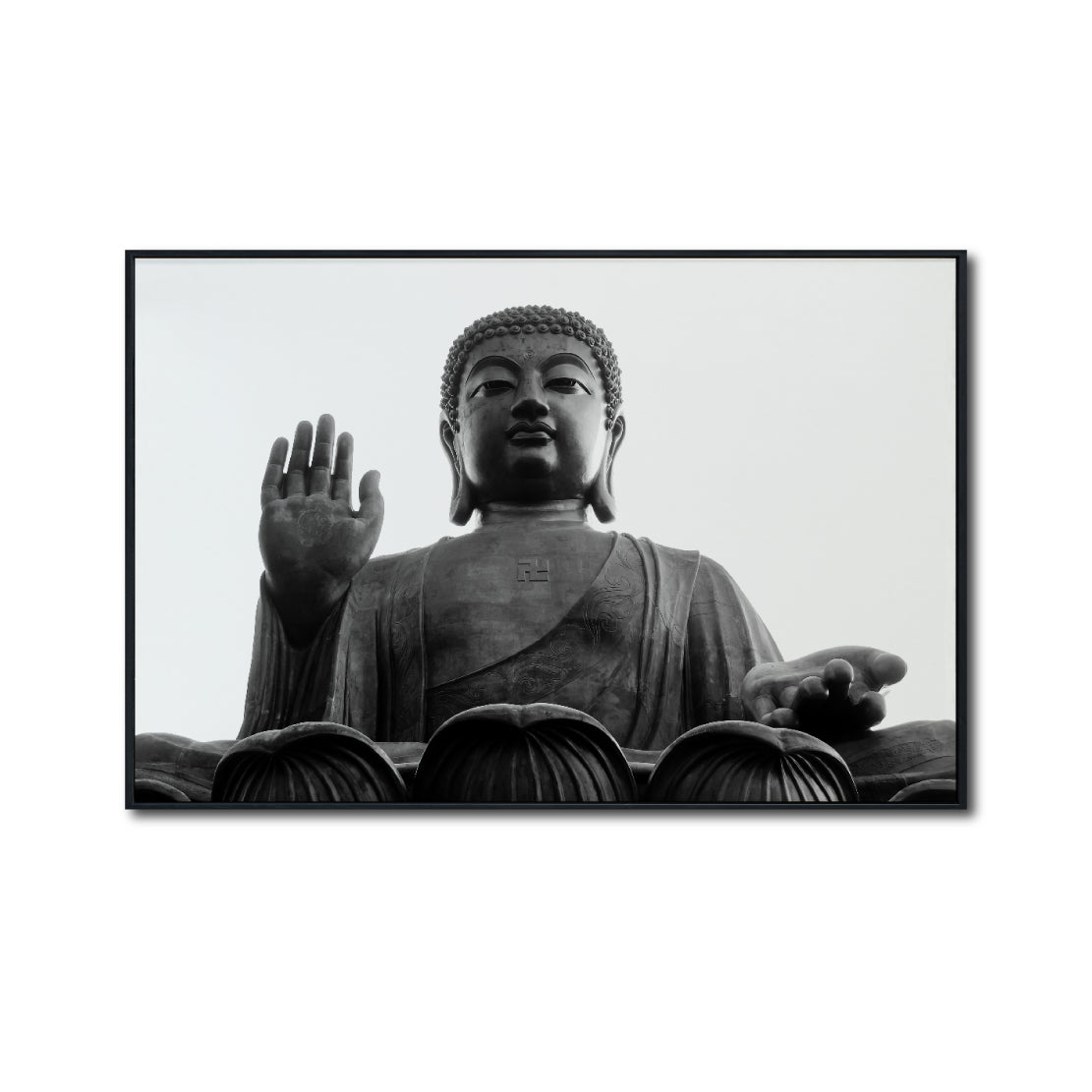 Cuadro Decorativo - Zen 026 - Buda en Meditación - Escultura