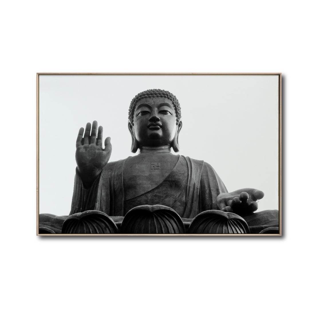 Cuadro Decorativo - Zen 026 - Buda en Meditación - Escultura