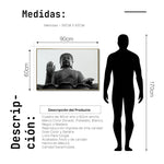 Cargar imagen en el visor de la galería, Cuadro Decorativo - Zen 026 - Buda en Meditación - Escultura
