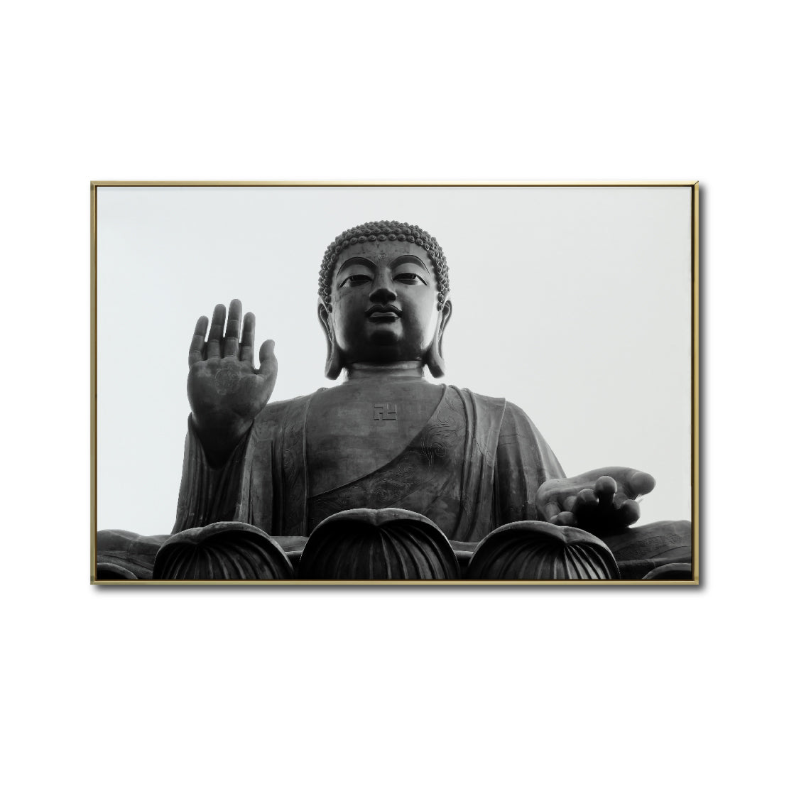 Cuadro Decorativo - Zen 026 - Buda en Meditación - Escultura