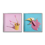 Cargar imagen en el visor de la galería, Set Cuadros Decorativos Pink 026 - Barbie &amp; Banana
