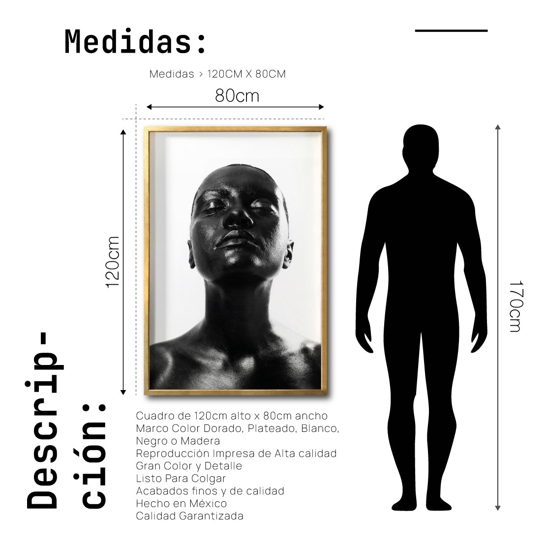 Cuadro Decorativo Black Woman 027 - Mujer Negra Africana