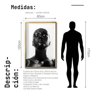Cuadro Decorativo Black Woman 027 - Mujer Negra Africana