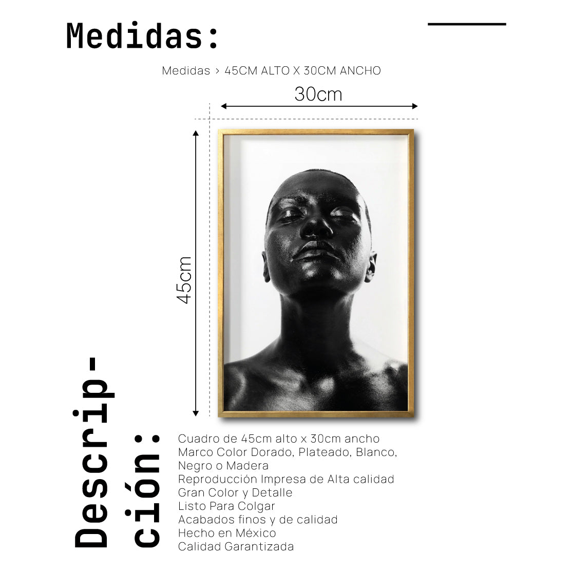 Cuadro Decorativo Black Woman 027 - Mujer Negra Africana