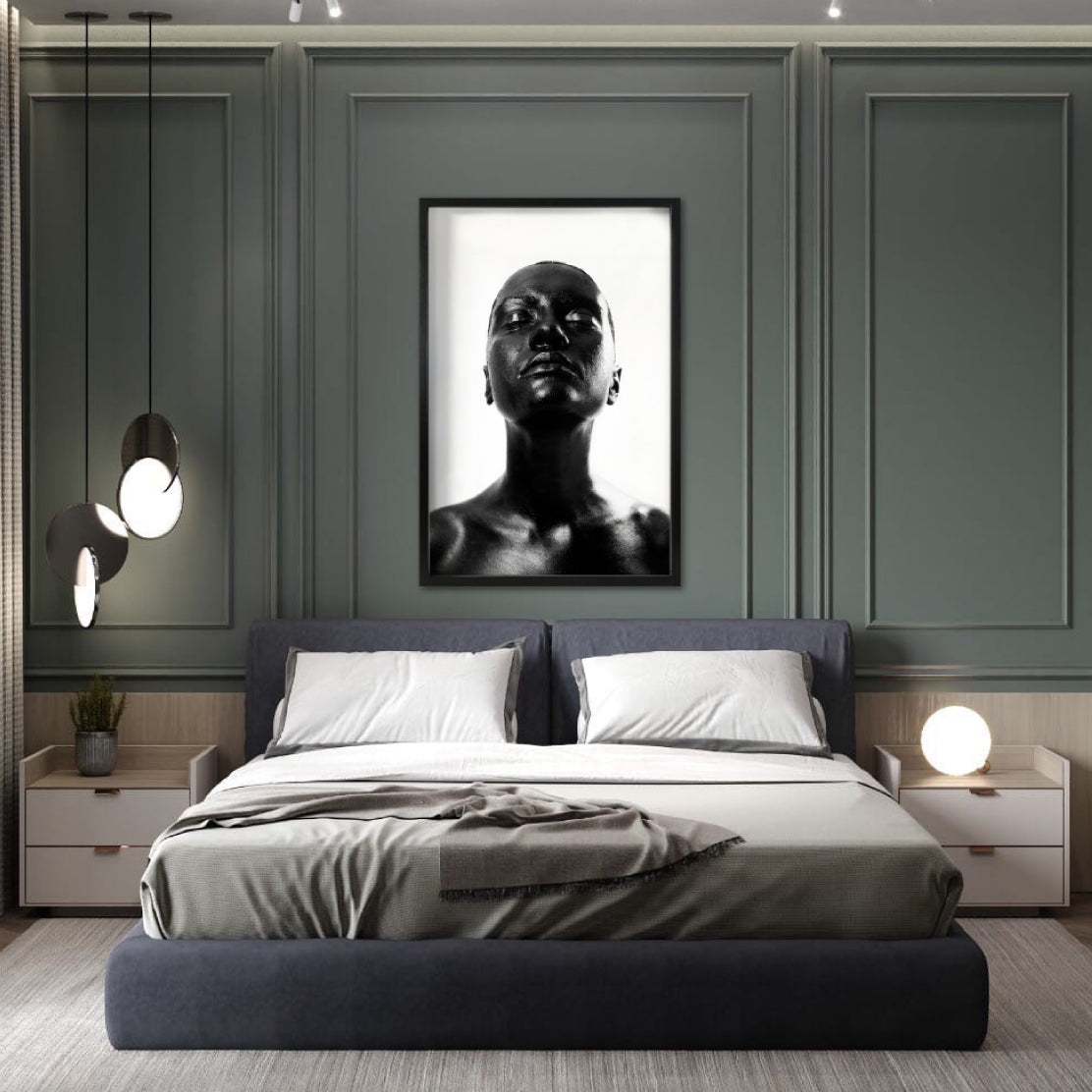 Cuadro Decorativo Black Woman 027 - Mujer Negra Africana