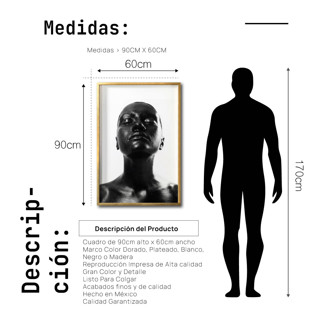 Cuadro Decorativo Black Woman 027 - Mujer Negra Africana