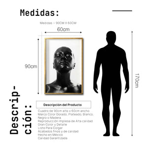 Cuadro Decorativo Black Woman 027 - Mujer Negra Africana