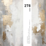 Cargar imagen en el visor de la galería, Set Cuadros Decorativos Abstracto Negro Arena 2 - 278 - Triptico Moderno y Elegante Arte Estilo Nordico en Blanco, Gris y Dorado Oro
