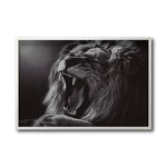 Cargar imagen en el visor de la galería, Cuadro Decorativo Fauna 027 - León Blanco y Negro
