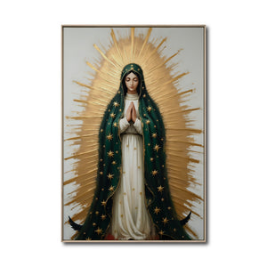 Cuadro Decorativo - Religion 027 - Virgen de Guadalupe, Arte Bíblico Abstracto