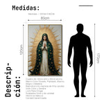 Cargar imagen en el visor de la galería, Cuadro Decorativo - Religion 027 - Virgen de Guadalupe, Arte Bíblico Abstracto

