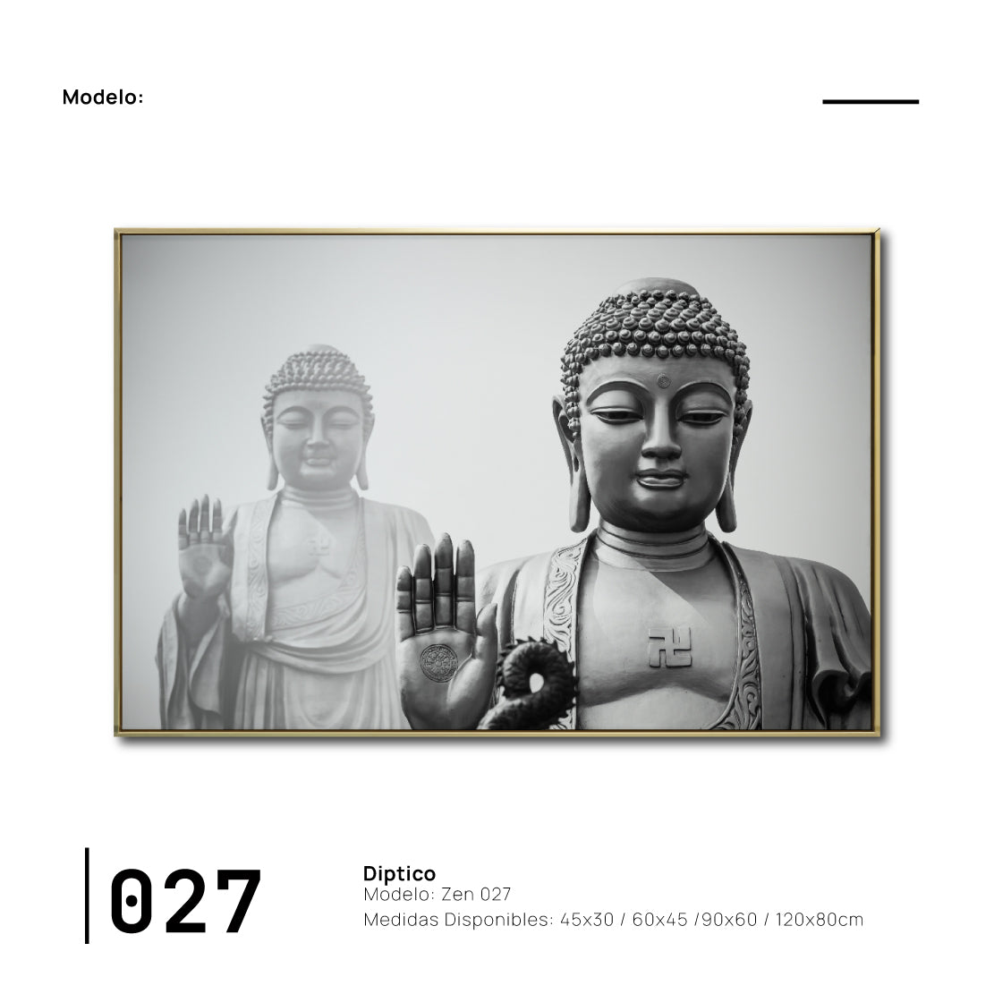 Cuadro Decorativo - Zen 027 - Buda en Meditación