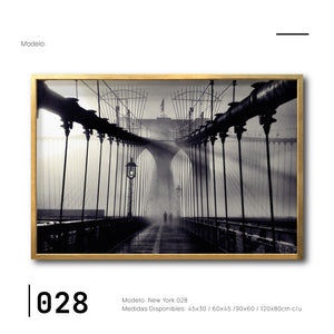 Cuadro Decorativo NY 028 - Puente de Brooklyn Nueva York