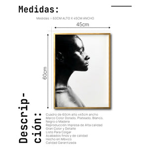 Cuadro Decorativo Black Woman 028 - Mujer Negra Africana