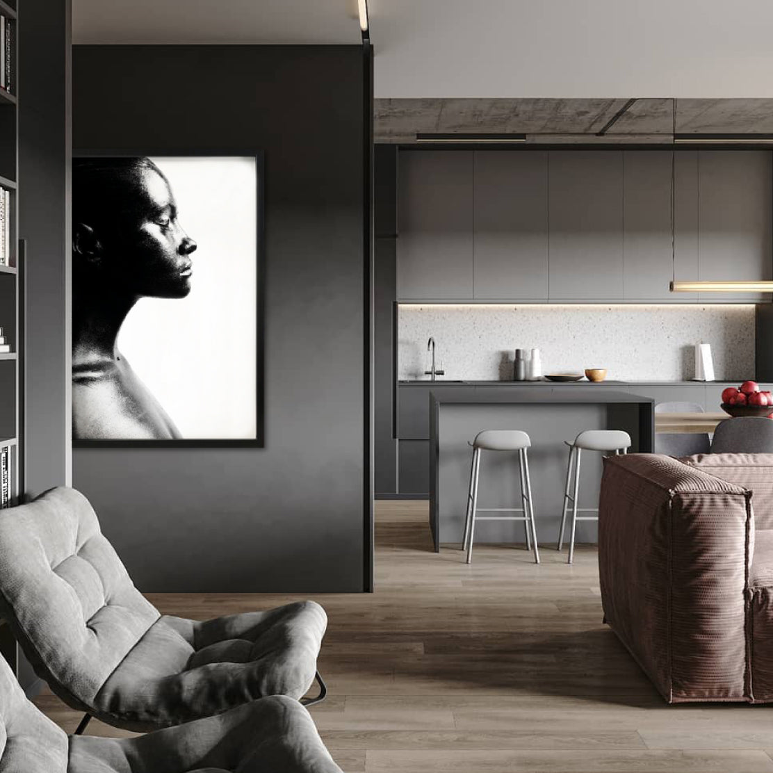 Cuadro Decorativo Black Woman 028 - Mujer Negra Africana