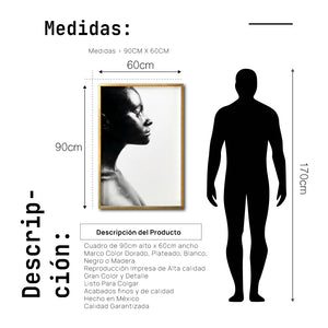 Cuadro Decorativo Black Woman 028 - Mujer Negra Africana