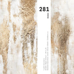 Cargar imagen en el visor de la galería, Set Cuadros Decorativos Abstracto Negro Arena 2 - 281 - Diptico Moderno y Elegante Arte Estilo Boho en Blanco, Beige y Dorado Oro
